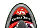 Kiwi Express Shine, leštidlo pro okamžité oživení barev s praktickou houbičkou pro snadnou aplikaci s vysokým obsahem vosku. Za 85 Kč prodává například síť drogerií Pemi.