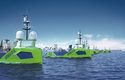 Flotila robotických lodí společnosti Ocean Infinity dokáže samostatně vyrážet na moře a vypouštět autonomní podmořské drony