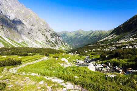 Vysoké Tatry na Slovensku.