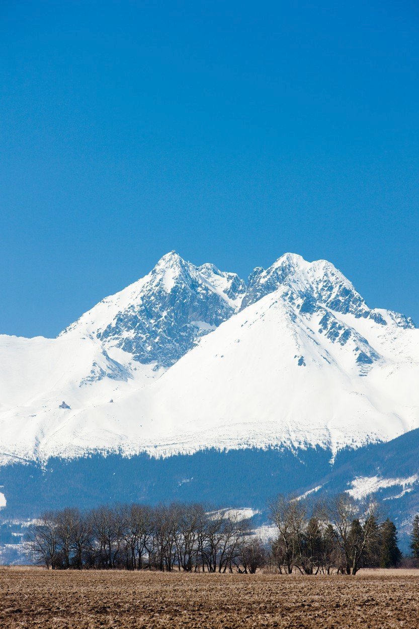 Vysoké Tatry jsou nejvyšším pohořím Slovenska i Polska.