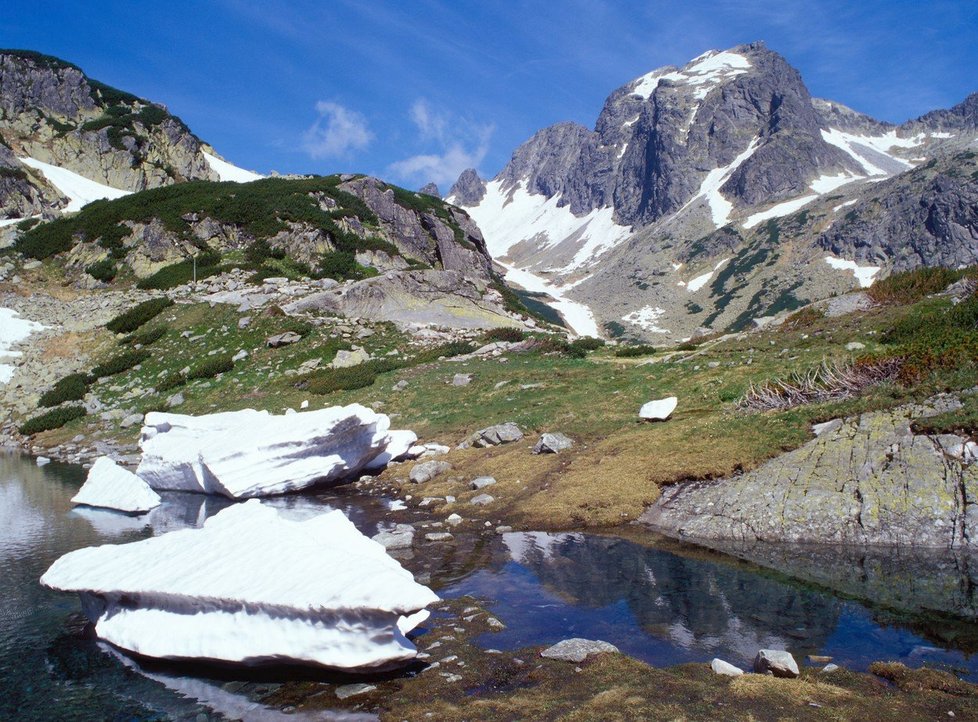 Vysoké Tatry jsou nejvyšším pohořím Slovenska i Polska.