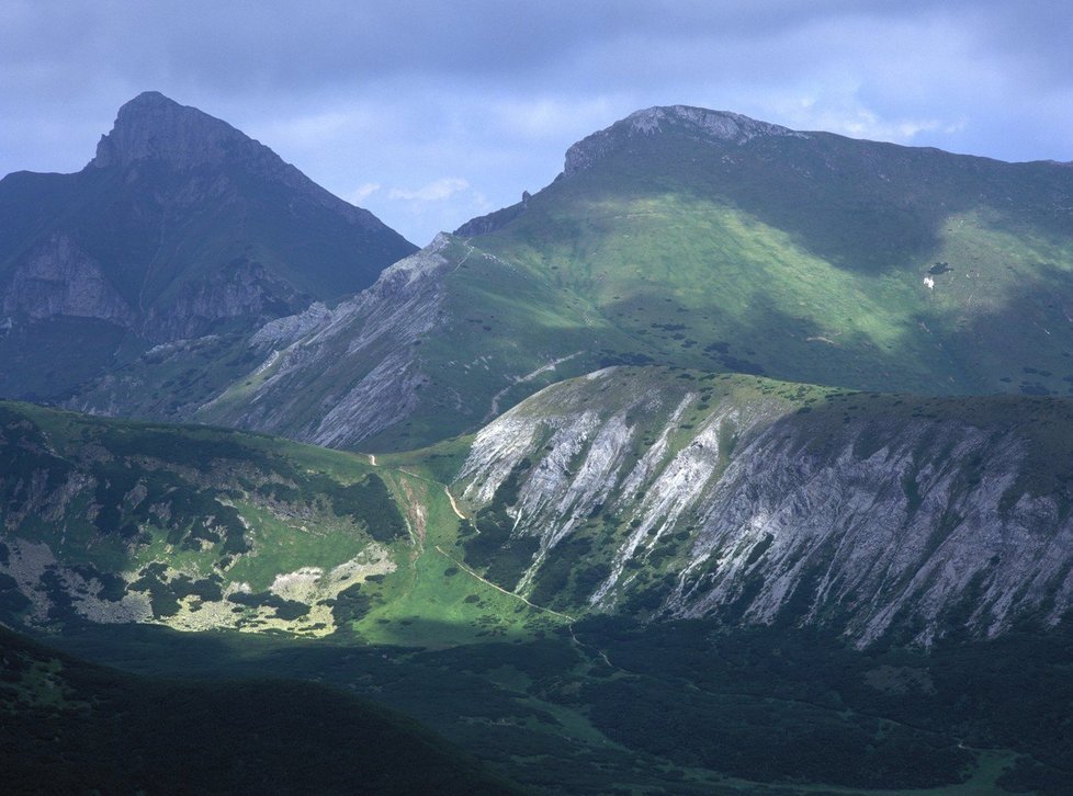 Vysoké Tatry jsou nejvyšším pohořím Slovenska i Polska.