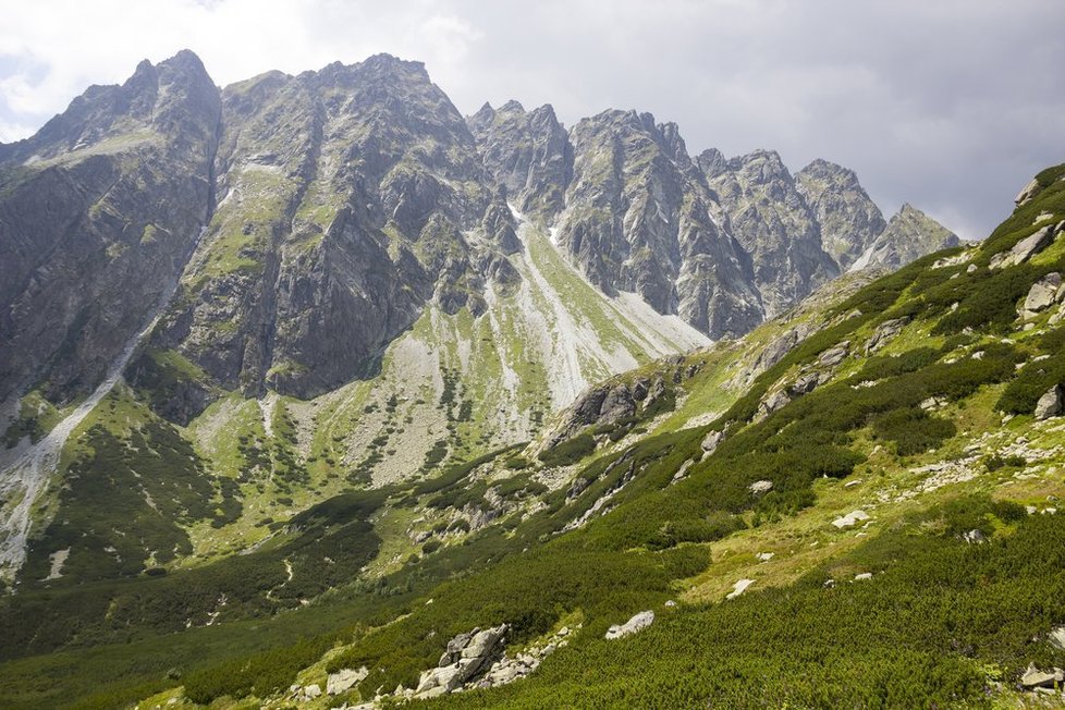 Vysoké Tatry na Slovensku.