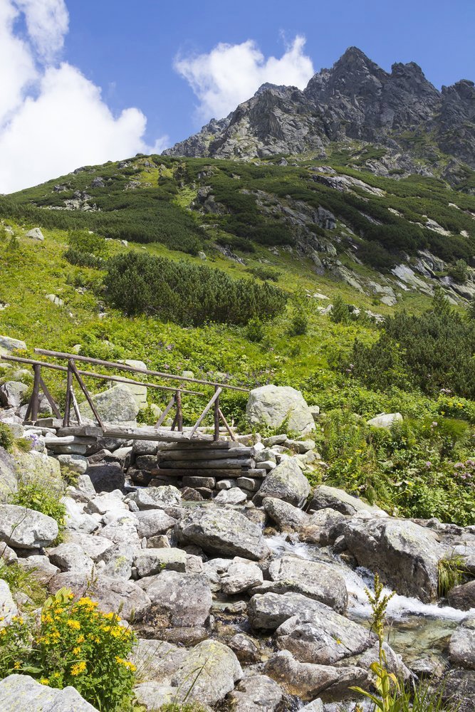 Vysoké Tatry jsou nejvyšším pohořím Slovenska i Polska.