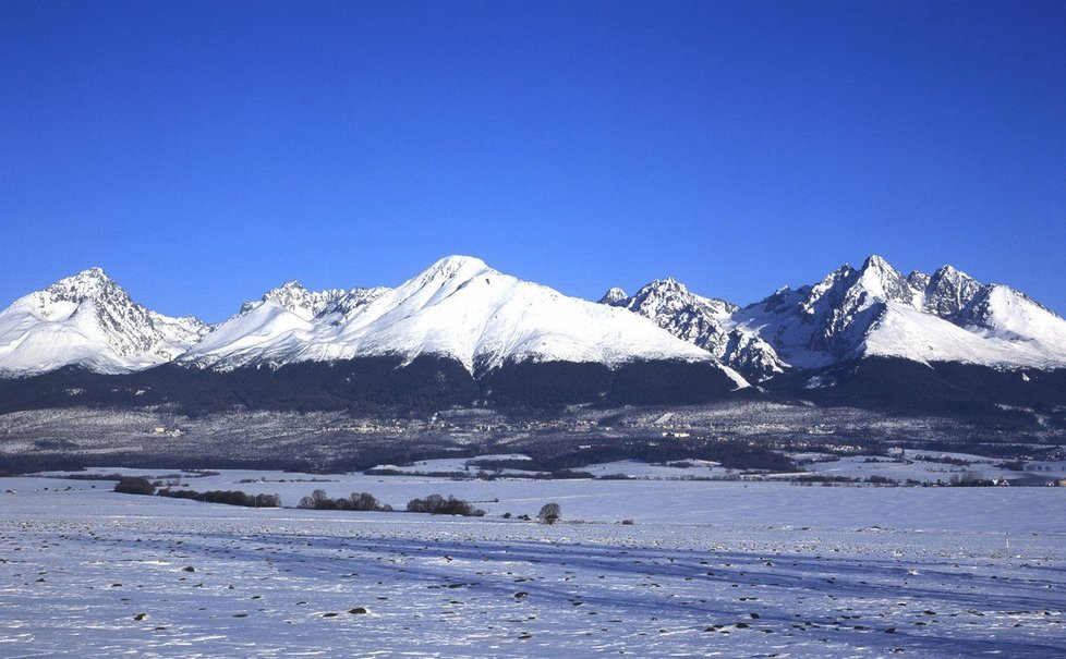 Vysoké Tatry na Slovensku.