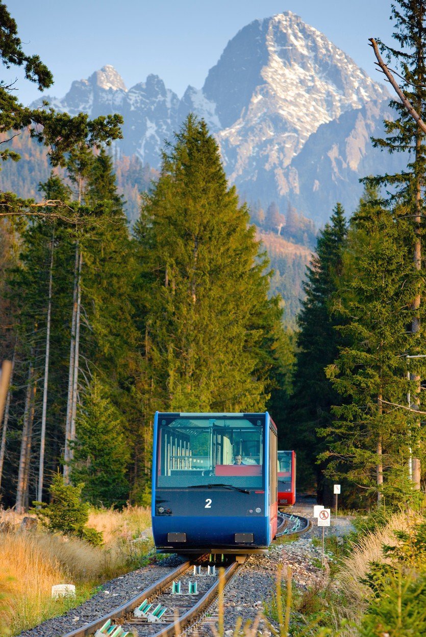 Vysoké Tatry jsou nejvyšším pohořím Slovenska i Polska.