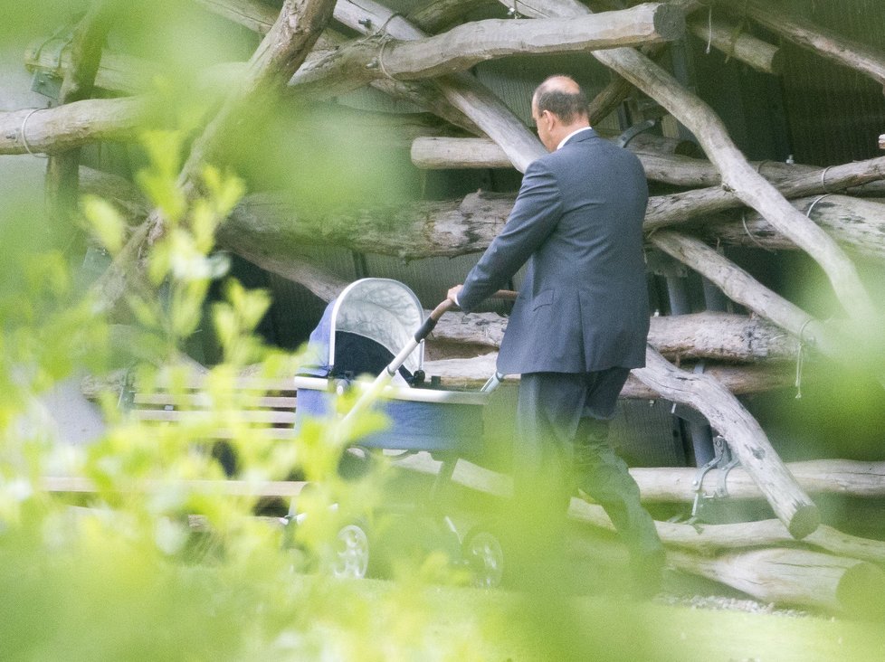 O půlročního syna Andrého se staral Petr Rychlý.