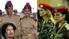 Tak krásnou ochrankou jako měl Kaddáfí se nemohl pochlubit žádný jiný státník.