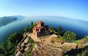 Ochridské jezero je zapsáno na seznam světového dědictví UNESCO. Neolitické pekáče pocházejí z náhle zaplavené pravěké osady