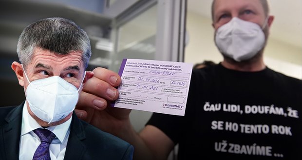 Babiš měl po očkování teplotu a ulehl, ředitele si podal a oběd mu rozmluvila Vivien