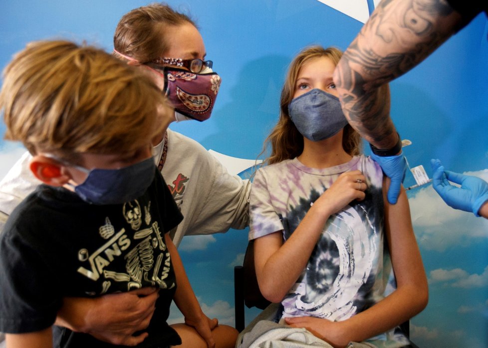 Očkování dětí proti covidu v USA. Očkování dětí proti covidu v USA.