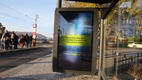 Billboard propagující očkování proti žloutence. (5.11.2025)