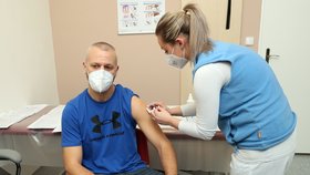 Očkování Čechů proti covidu: Nemocnice Na Františku v Praze