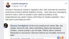 Co napsala na facebooku o očkování advokátka spolupracující s Ligou lidských práv Zuzana Candigliota