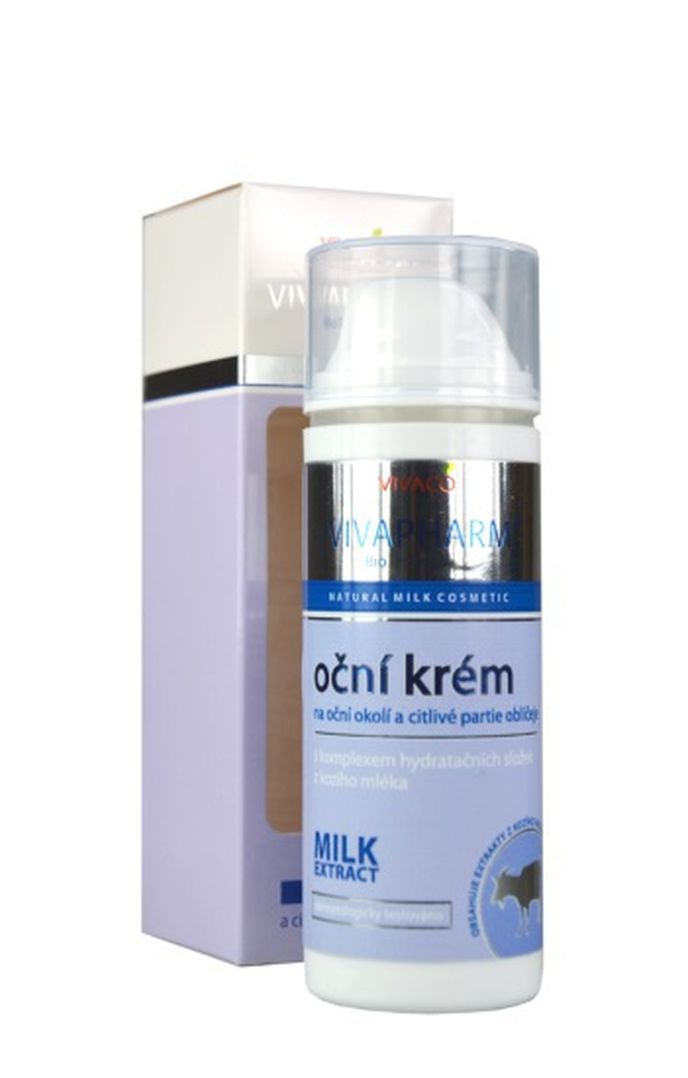 Oční krém s kozím mlékem Vivapharm, prodává: vivaco.cz, 169 Kč/50 ml