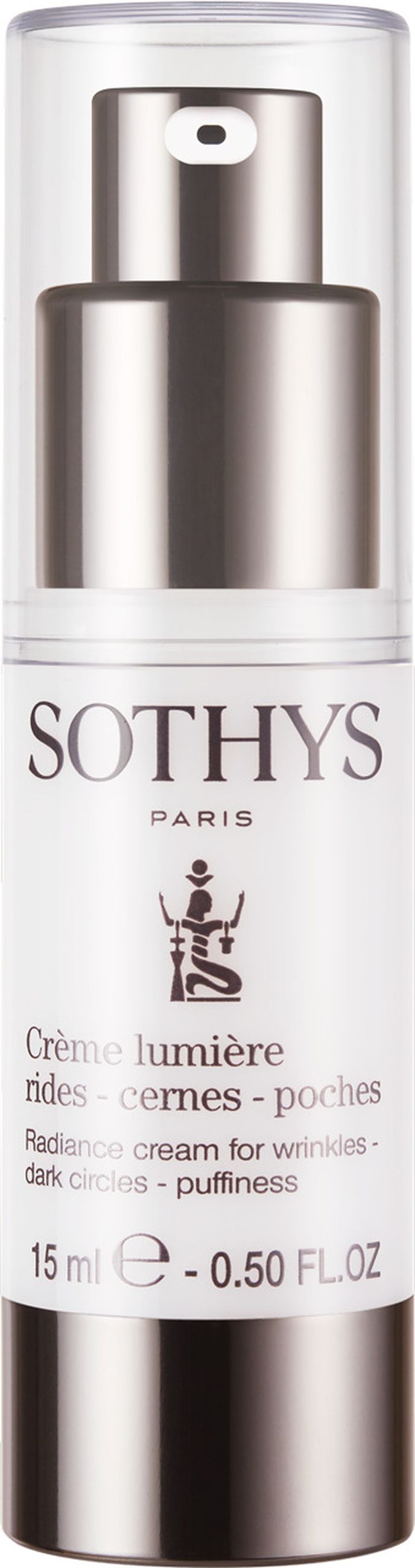 Projasňující oční krém pro redukci vrásek, tmavých kruhů a otoků, Sothys, sothys.cz, 1580 Kč/15 ml