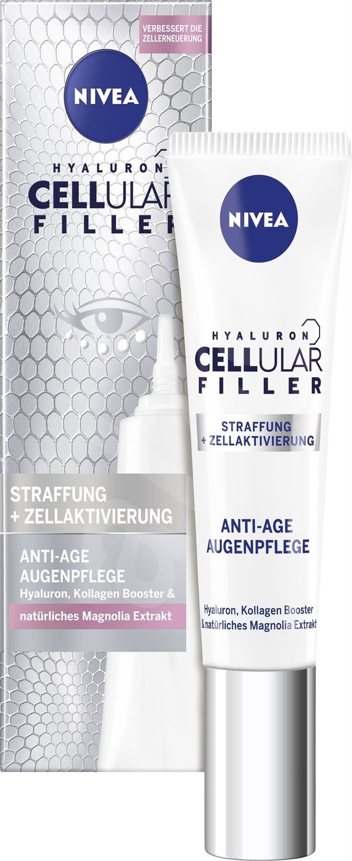 Oční krém Hyaluron Cellular Filler Anti-Age Eye Cream, Nivea, 249 Kč/15 ml