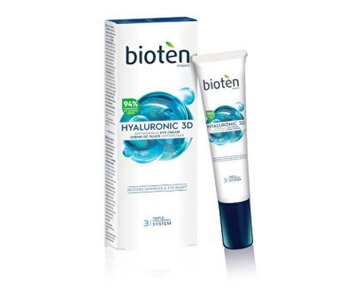 Oční krém proti vráskám Hyaluronic 3D, Bioten, 199 Kč/15 ml