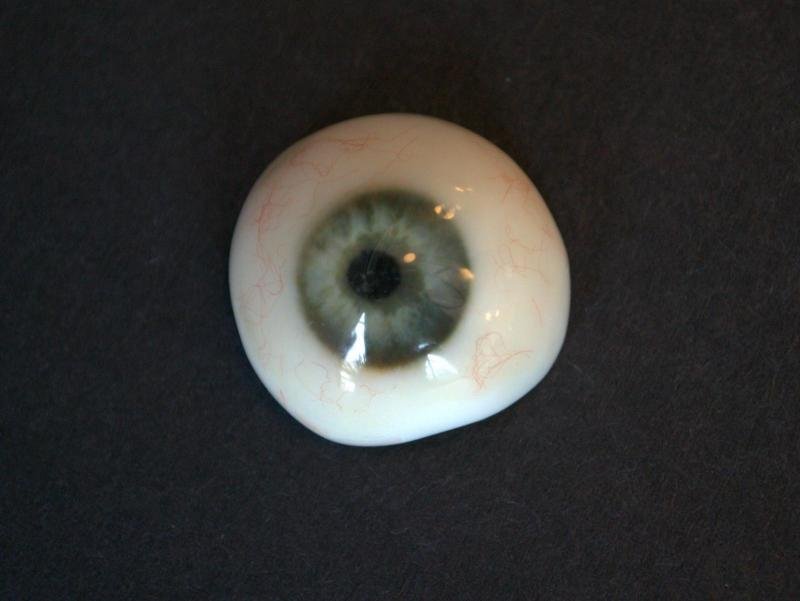 Výsledný model oční protézy vytiskl Ondřej Vocílka na 3D tiskárně.