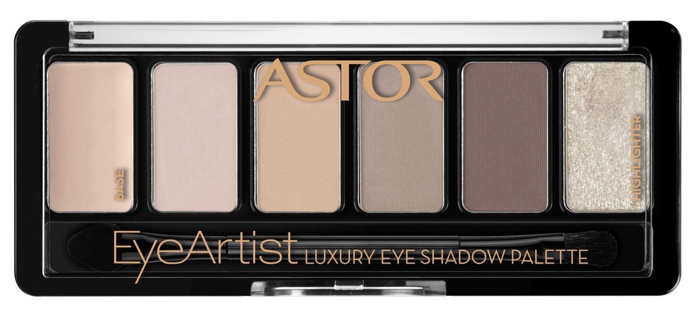 Paletka očních stínů Eye Artist Eyeshadow, Astor,199 Kč. Koupíte v drogeriích.