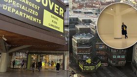 VIDEO: Obchodní dům Kotva slaví 45 let. Architekt Gebrian uvnitř natočil běžně nepřístupná místa
