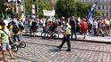 Odboráři stávkují, Pražané sedají na bicykly
