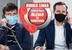 Odborníci na telefonické dotazy odpovídají přímo v redakci Blesku.