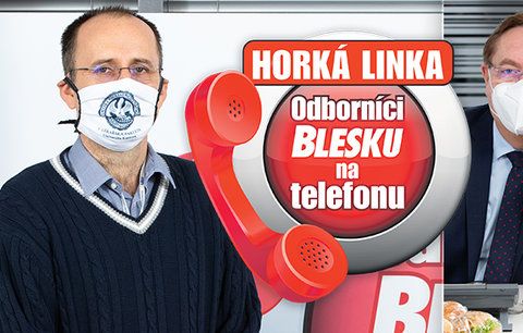 Mohu covidem onemocnět znovu? Jaká dieta je nejúčinnější? Odpovědi odborníků z Horké linky Blesku