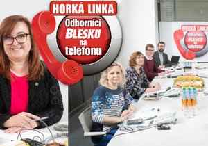 Odborníci z České správy sociálního zabezpečení radili volajícím v redakci Blesku.