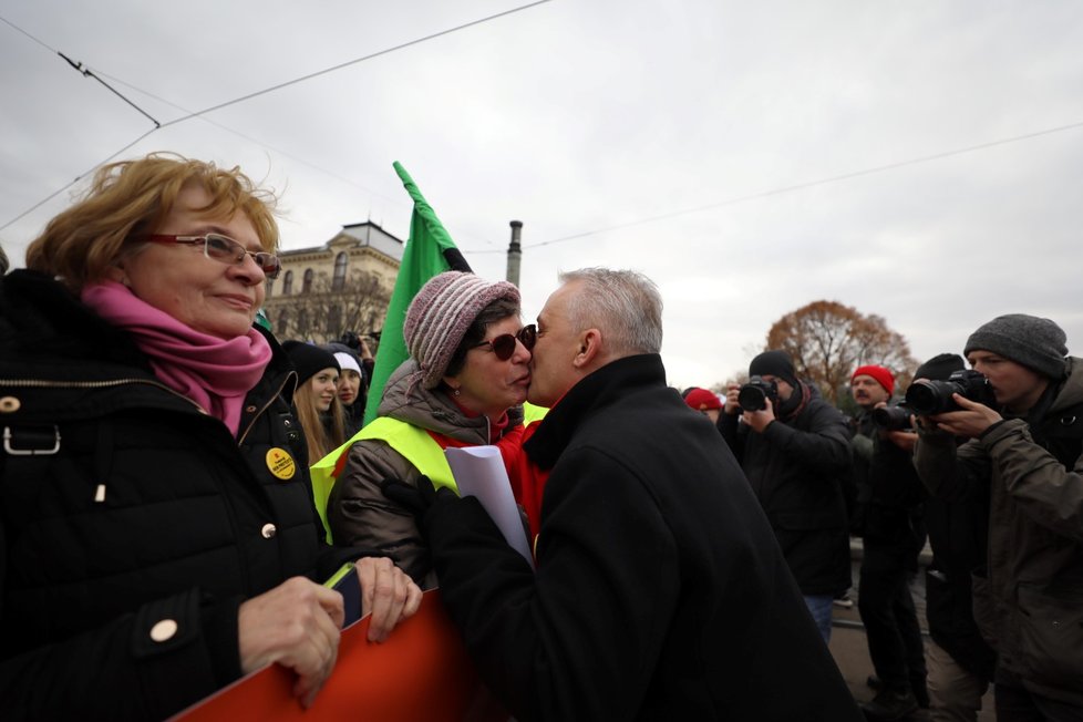 Stávka v ČR: Šéf odborů Josef Středula (27. 11. 2023)