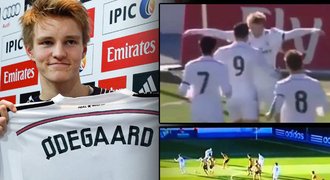 VIDEO: Ödegaard už září v Realu. Dal první gól i skvělý pas patičkou