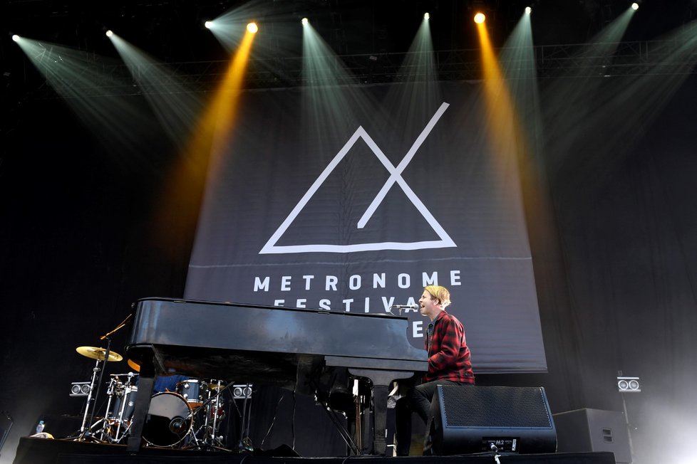 Tom Odell na festivalu Metronome v Praze 22. 6. 2018