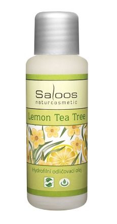 Hydrofilní odličovací olej Lemon Tea Tree, Saloos, 94 Kč (50 ml). Koupíte na www.biooo.cz.