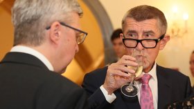 Premiér Andrej Babiš na prvním předávání cen Odpovědných zahraničních investorů (14. 10. 2019)