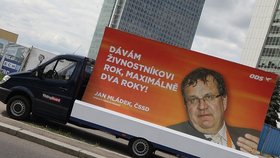 ODS ve své kampani zaútočila na ČSSD