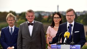 Start předvolební kampaně ODS: Vystrčil, Svoboda, Udženija a Fiala (10. 9. 2018)