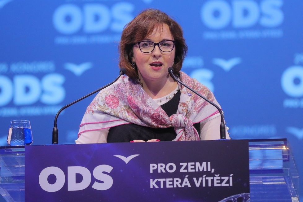 29. kongres ODS: O post 1. místopředsedy strany se utká Marie Kubíková, radní pro školství Prahy 6 (18.1.2020)