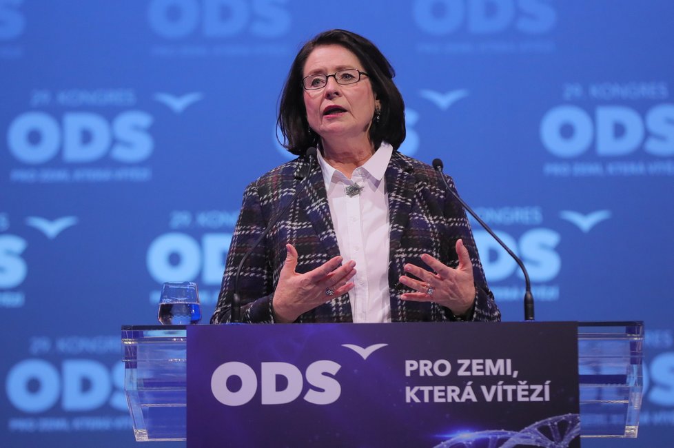 29. kongres ODS: Poslankyně Miroslava Němcová odmítla nominaci na post místopředsedy strany (18.1.2020)