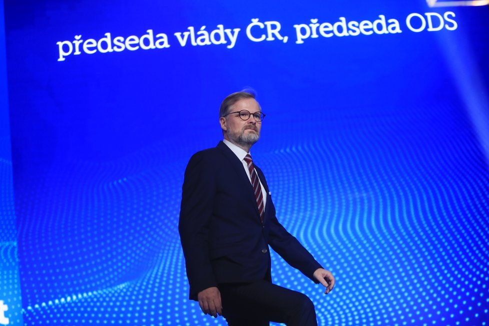 Premiér Petr Fiala (ODS) na 30. kongresu ODS (8.4.2022)