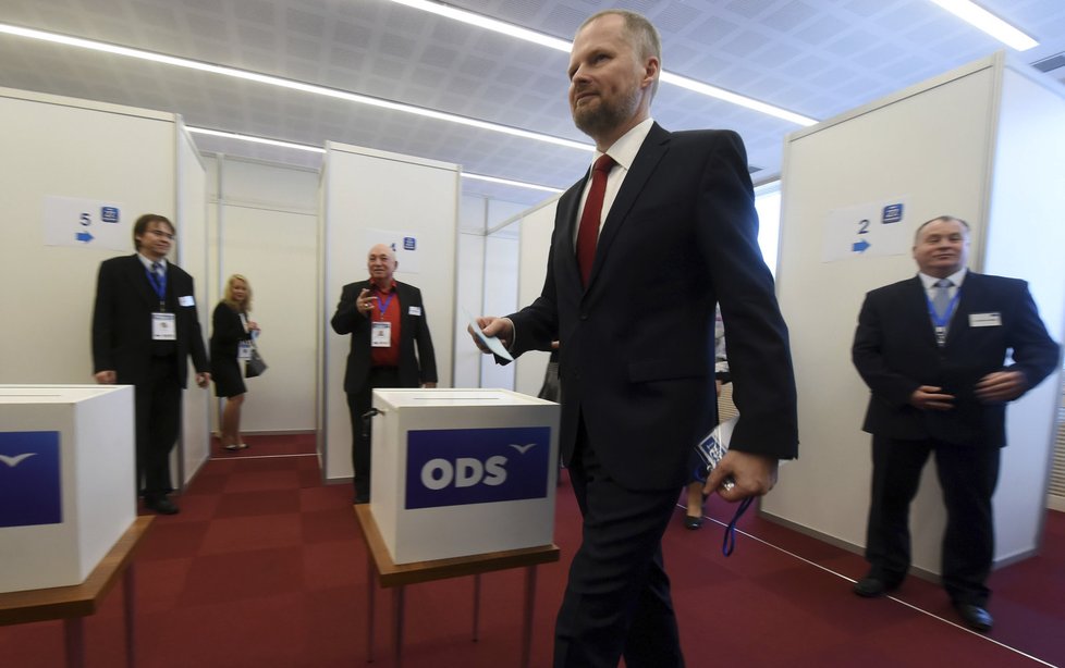 Petr Fiala na 27. kongresu ODS obhájil pozici šéfa strany.