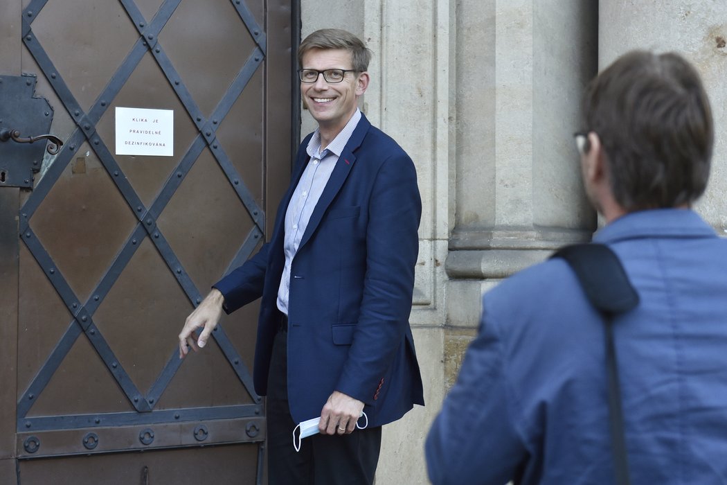 Ve Středočeském kraji začíná povolební vyjednávání koalice. Na fotografii místopředseda ODS Martin Kupka (4.10.2020)