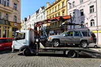 Zvýšení cen odtahů v Praze? 3 tisíce za úplný odtah, parkování 500 na den!