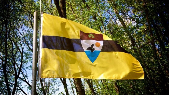 Oficiální vlajka státu Liberland