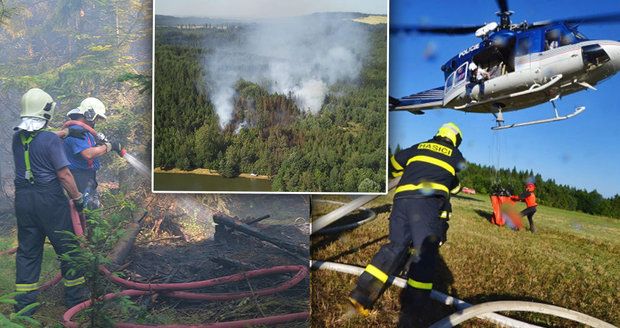 Shořel les za tři miliony: Ničivý požár vyhnal z tábora 40 dětí! Nejde o hru, říkali jim vedoucí