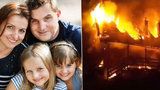 Růžena s dvěma dcerami zemřela při požáru chaty: Zraněním podlehl i otec rodiny