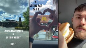 Fitness trenér každý den jedl McDonalds: Za krátký čas zhubl 1,9 kg!