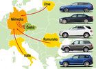 Dovoz ojetého auta ze zahraničí: Z Rumunska a Litvy jedině přes Německo