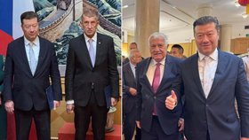 Detaily party na čínské ambasádě: Okamura se kasal, Babiš se chystá na misi
