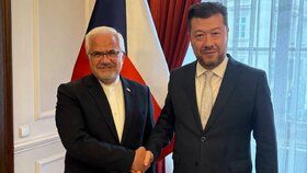 Předseda Sněmovny Tomio Okamura (SPD) se setkal s íránským velvyslancem (11.9.026).