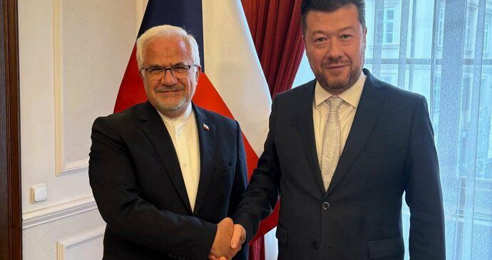 Předseda Sněmovny Tomio Okamura (SPD) se setkal s íránským velvyslancem (11.9.026).
